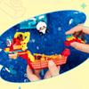 Chinese Dragon Boat Building Blocks Q Version Panda Model Cartoon Animal Collection Ornaments Birthday Gift Children's Toys