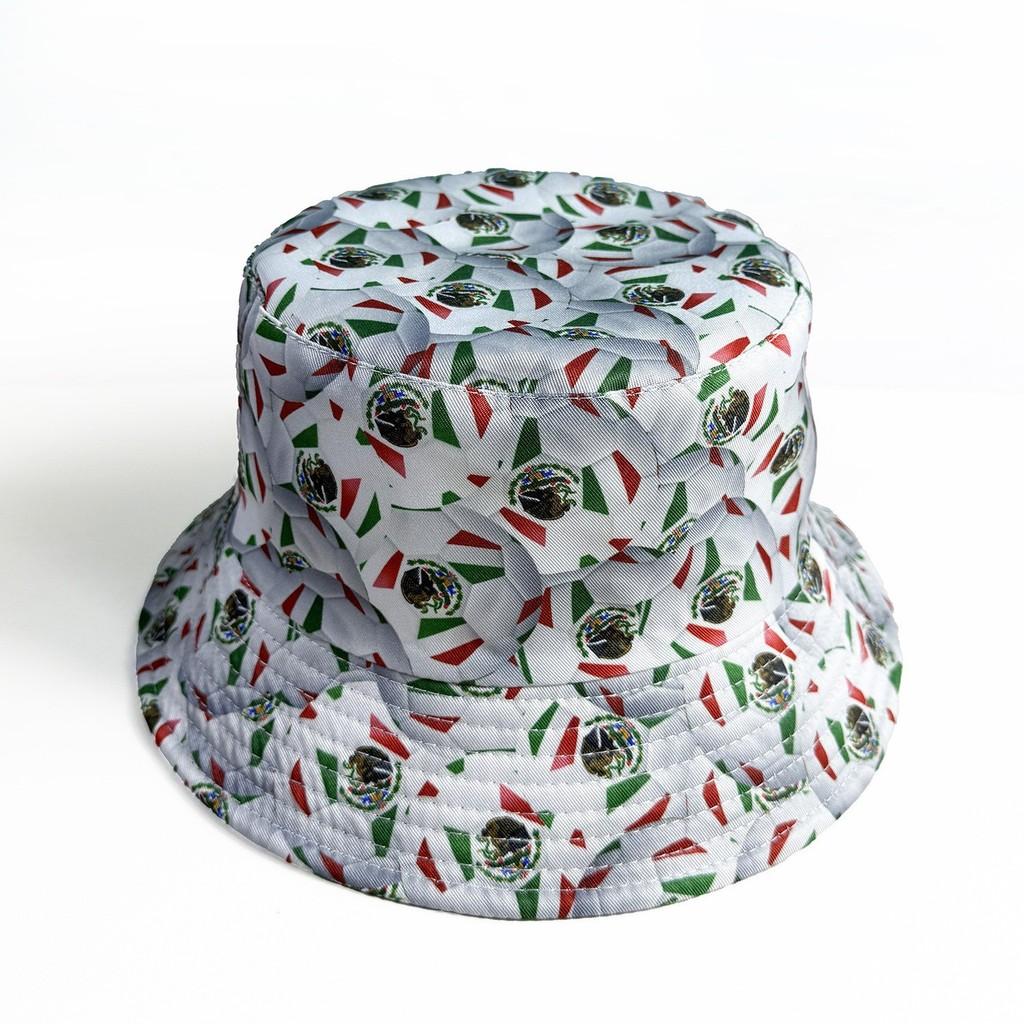 Ausgebleichte Print Flache Kappe Mit Breiter Krempe Sonnenschutz Für Outdoor-Fans