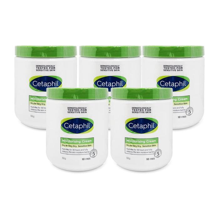 

Cetaphil Moisturizing Cream Unscented 550g Large 5-pack (21012330)