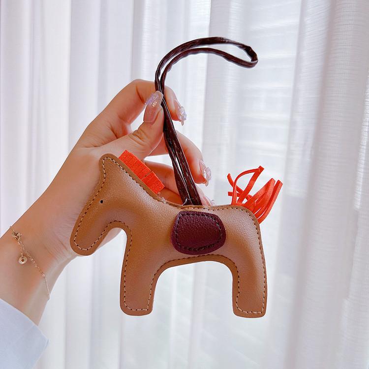 Mini Creative Horse Bag Pendant Cute Cartoon Keychain Multi Functional Decor