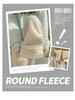 Japanese Fleece-Lined Rainbow Sticky Rice Pants: Petite Autumn/Winter Casual Knit Wide-Leg 145-150