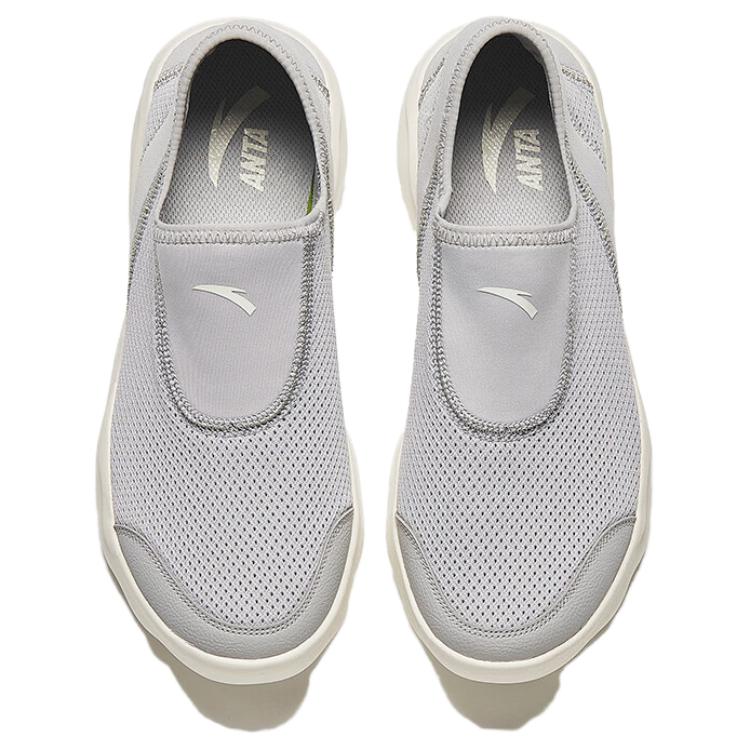Anta Comfortable Versatile Shock Absorbing Durable Low Top Training Shoes Men sneakers Gray 912427707-2