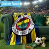 Custom Personalized Blanket Fenerbahçe Spor Soft Throw Blanket, Suitable for Family and Friends, Sofa Blanket,Home Decor Christmas gift