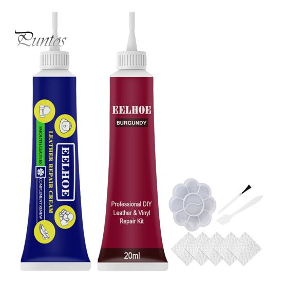 

Набор гелей для ремонта искусственной кожи, хорошее соответствие цвета, простой в использовании набор для ремонта мебели, набор для восстановления салона автомобиля вино красного