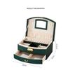 Multi-layer lockable jewelry box, jewelry storage box, princess children's jewelry box, ear jewelry drawer-type storage box