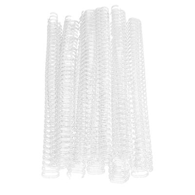 50 st Dubbelögla Metallbindrygg 180 Ark Kapacitet 3:1 Steg 34 Slingor 19 mm Diameter Set Kit för