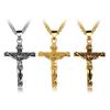 Christian Ornament Men Jesus Cross Vintage Necklace