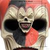Eye Catching Full Head Clown Mask for Adults Halloween Cosplay Adjustable Eye Holes Latex Party Costume Prop