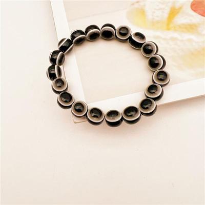 Vintage Turkish Evil Eye Charm Round Beads Bracelets Composed Beaded Braslet On Men Hand Jewelry