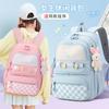 Girls Junior High School Students Schoolbag Middle School Burden Reduction Ridge Protection Large Capacity Wind High Quality School Simple Backpack