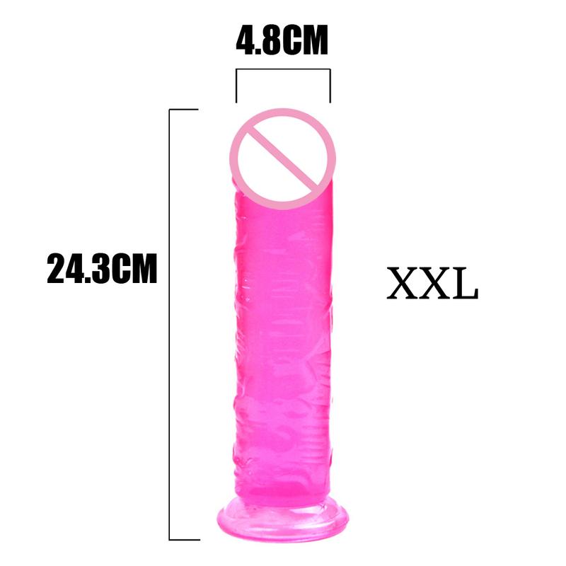 Realistic Silicone Big Anal Dildo God Rubber Penis Strap on For Adults 18 Women Men Butt Plug Adult Shop Sexual Wellness Products For Women And Couple
