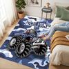 Personalized Name Monster Jam Night Living Room Non-Slip Area Rug Soft Carpet for Bedroom Kids Playroom Sofa Office Home Decor Doormat