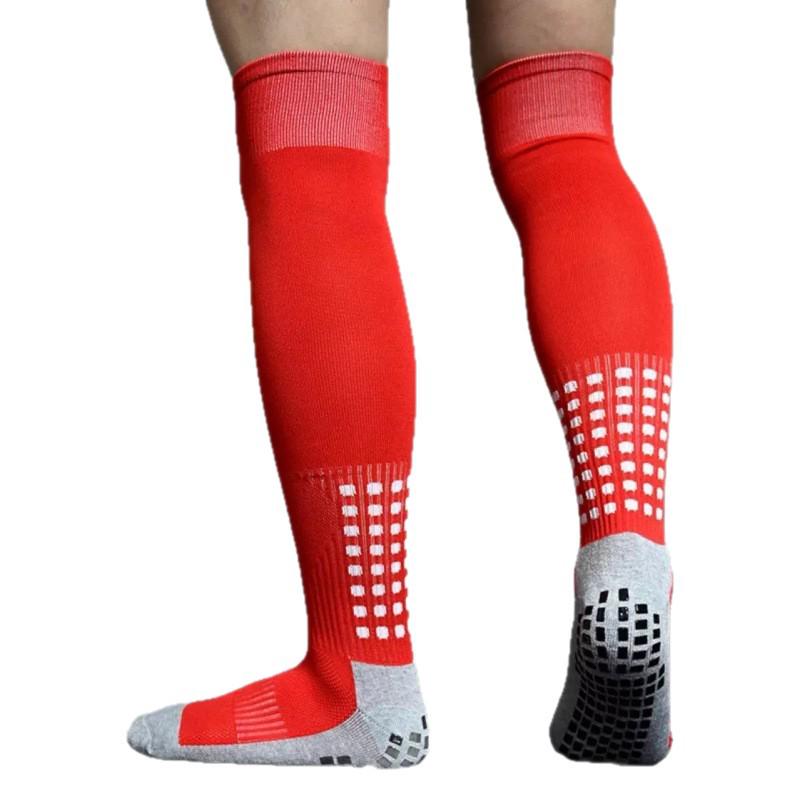 Herren Anti-Rutsch Fußballsocken über dem Knie - Mittellange Socken für den Profisport