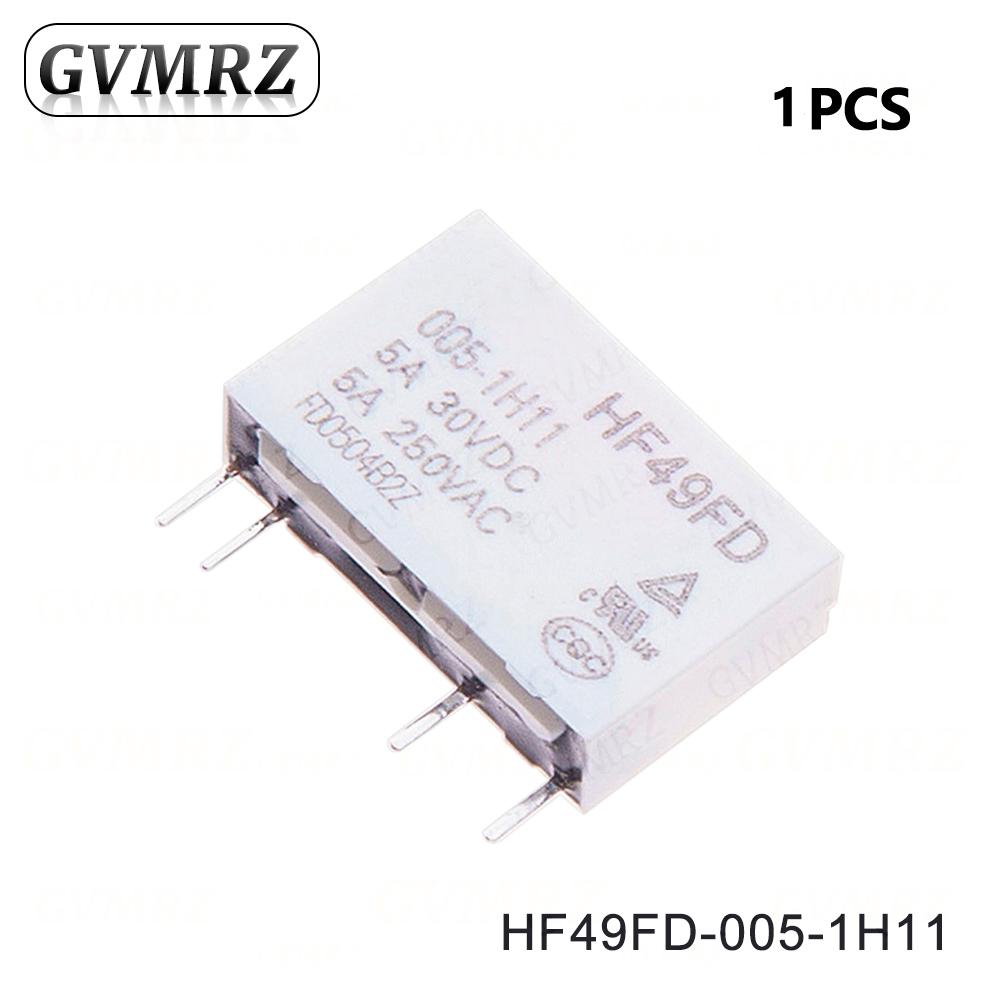 4P HF49FD Relay HF49FD-005 012 024 1H11 4Pin 5A Relays DC 5V 12V 24V HF49FD-005-1H11 HF49FD-012-1H11 HF49FD-024-1H11 Relays 5