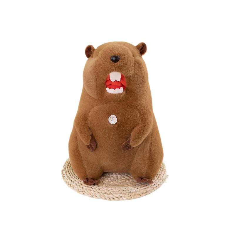 Popular capybara doll kapibara plush doll children sleep with birthday gift plush toy