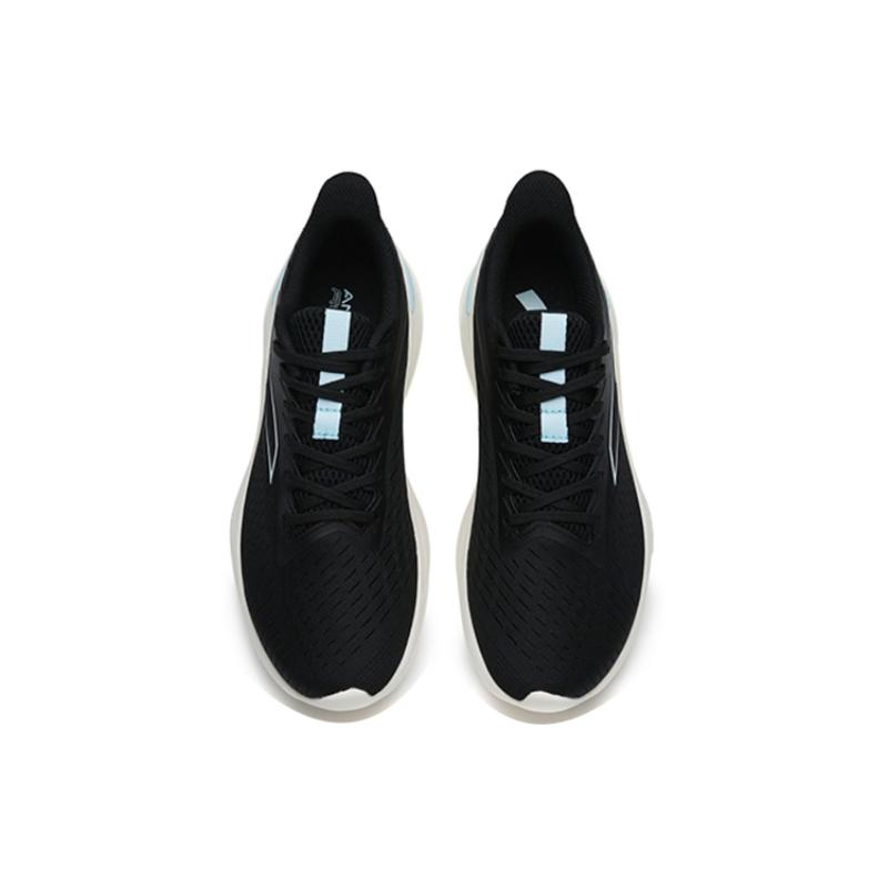 Anta DuCi1 Cushioned Anti-Slip Wear-Resistant Breathable Lightweight Low-Top Running Shoes Women's Black Blue Sneakers 122235521-1