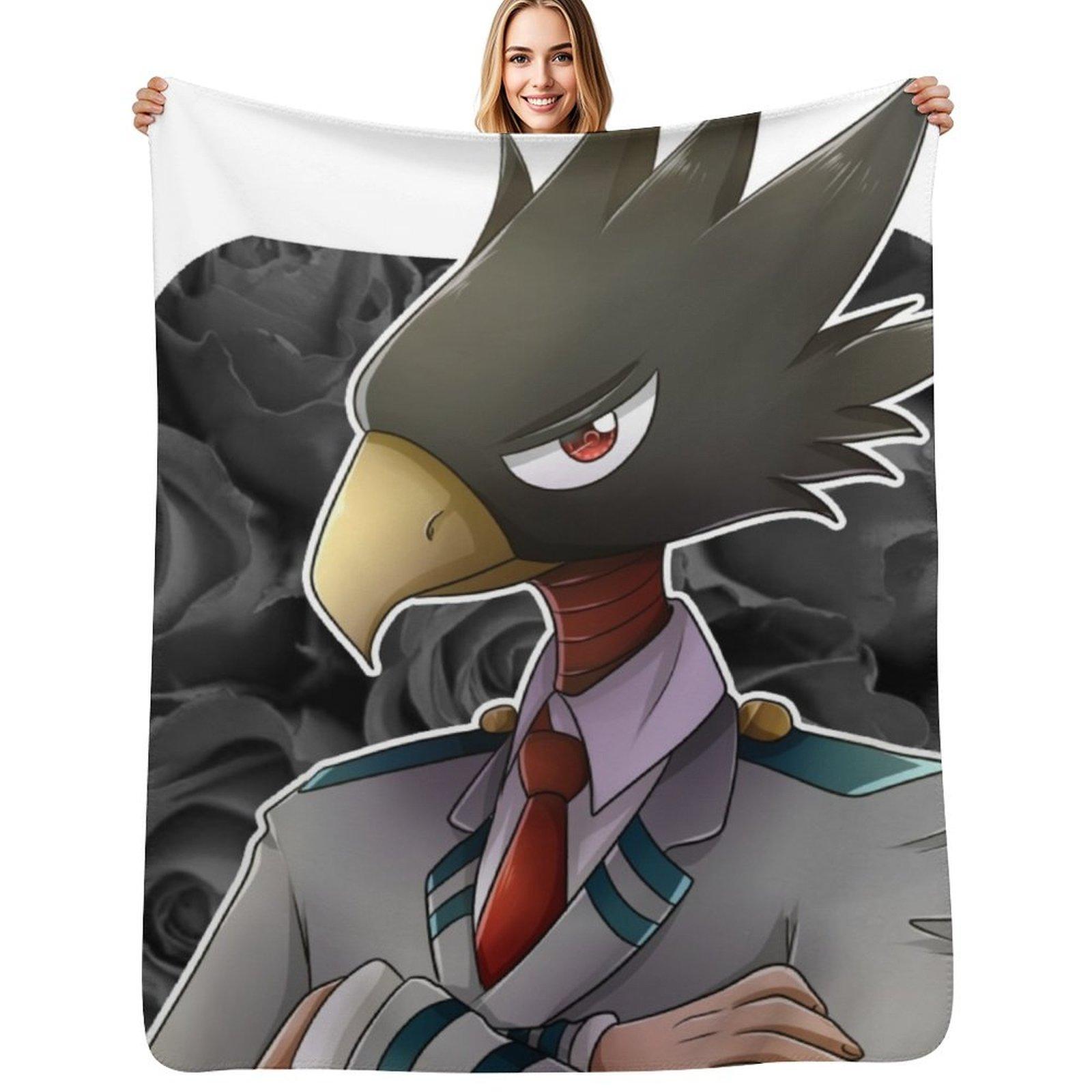 Fumikage Tokoyami Throw Blanket Portable Lightweight Blanket for Travel Camping 102x76cm(40x30in)
