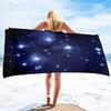 Sternenhimmel Strandtuch, Mikrofaser Super Saugfähiges Strandtuch, Weiches und Bequemes Badezimmerhandtuch Sandfreies Strandtuch