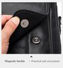 Shilaidun Men's Genuine Leather Cowhide Briefcase: Retro Casual Shoulder & Handheld Computer Bag