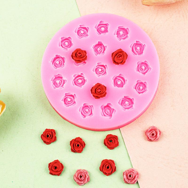Cherry Blossom Rose Silicone Mold for DIY Cake & Epoxy Decoration