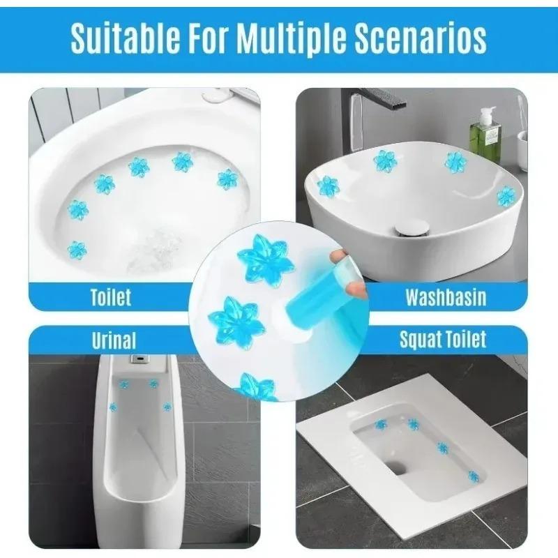 1/3Pcs Toilet Cleaner Gel Syringe Aromatic Drain Toilet Cleaning Detergent Air Freshener Remove Odors Home Bathroom Sblue Ocean