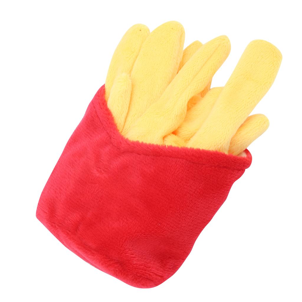 Dog Chew Toys Simulation French Fries Soft Plush Toys for Small Medium Cats Dogs