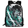Demon Slayer Anime Backpack Tokitou Muichirou Print Student School Bag Teen Girls Travel Rucksack Casual Daypack Mochila Gift
