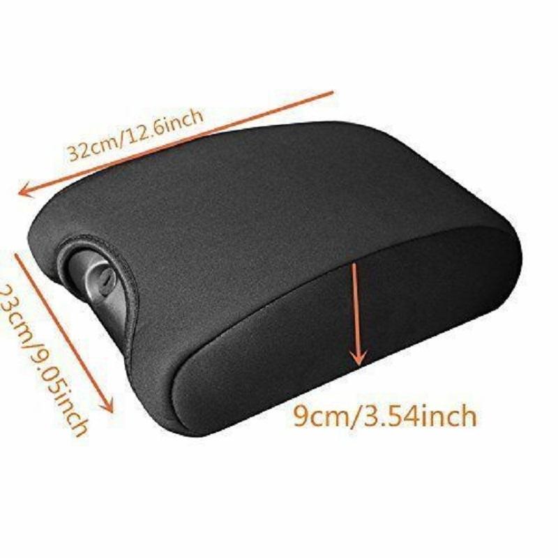 Car Armrest Center Console Lid Leather Armrest Cover Pad Mat Replacement for Jeep Wrangler JK 2011 2012 2013 2014 2015- 2017