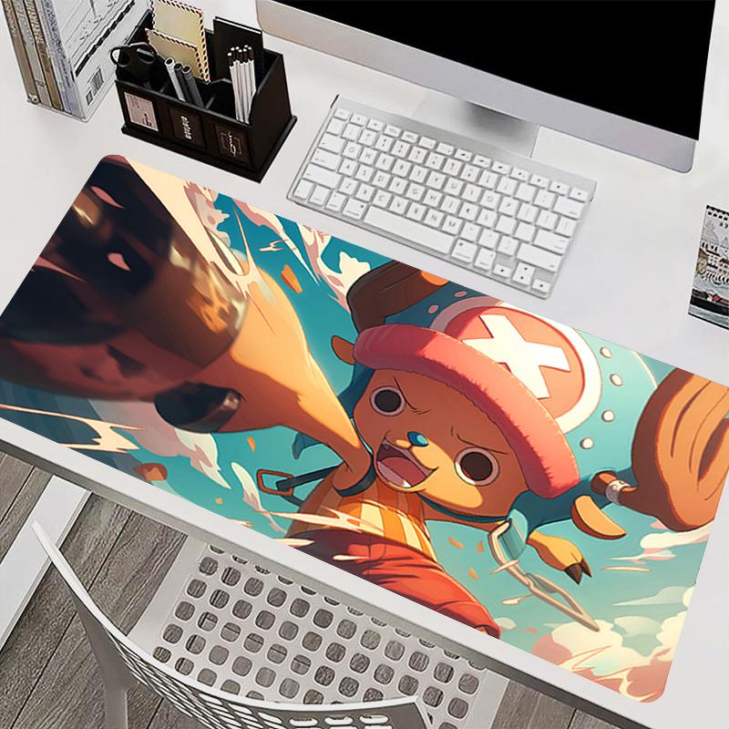 Mouse Pad Nonslip Gaming Accessories Oone Ppiece Tony Tony Chopper Computer Desk Mat Xxl Extended Keyboard Pad Anime Mousepad