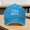 Summer Dog Mom Funny Dog Paw Baseball Cap Sun  Adjustable Custom Logo Washed Trucker Hat Women Unisex Trendy Baseball Caps