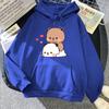 Cute Panda Bear Hoodie Bubu Dudu Cartoon Sweatshirt Long Sleeve High Quality Womens Pullovers Printed Kawaii Tops