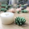 3D Cactus Succulents Silicone Mold For Jelly Chocolate Ice Making Cake Baking Gypsum Wax Concrete Candle DIY Resin Art Mould