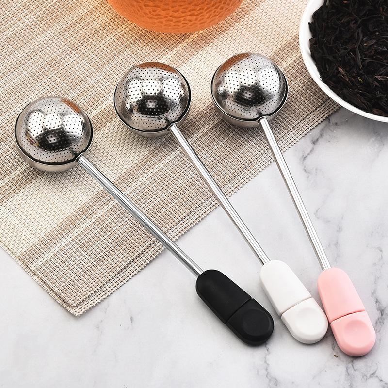 Stainless Steel Mesh Twisting Tea Ball Infuser Fine Mesh Filter Leaf Tea Steeper Strainers Reusable Tea Infuser For Loose Tea