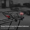 Rear Bike Basket with Reflector Long-Lasting Carrier Stable for Grocery Shopping