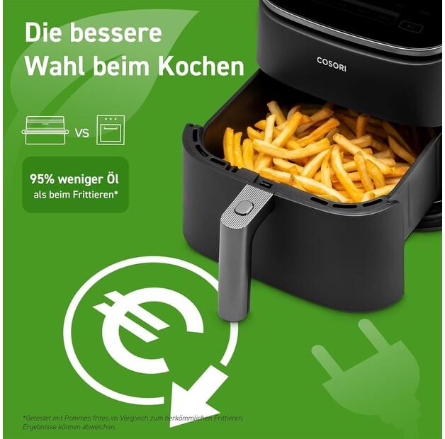 Фритюрница Cosori Turbo Blaze schwarz/silber (CAF-DC601-KUS)