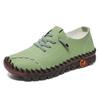 Fashion Handmade Leather Casual Shoes Women's Sneakers Soft Sole Oxford Shoes Outdoor Comfortable Casual Shoes for Women Loafers