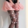 Ultra-thin Polka Dot Stockings Y2K Printed Pantyhose Sexy Sheer Pantyhose  Women Fashion
