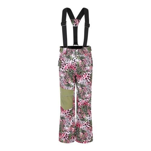 Kinder/Kids Pow Leopardenmuster Skihose