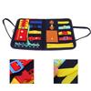 Busy Board Dark Blue Felt Busy Board Montessori Sensory Toys Autism Educational Teaching Aids Childr