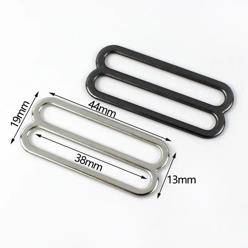 10/20/30Pcs Meetee Metal Tri-Glide Rings Buckles 6-50mm Bra Strap Adjust Clasp 8-shaped Ring Hook Garment Hardware Accessories
