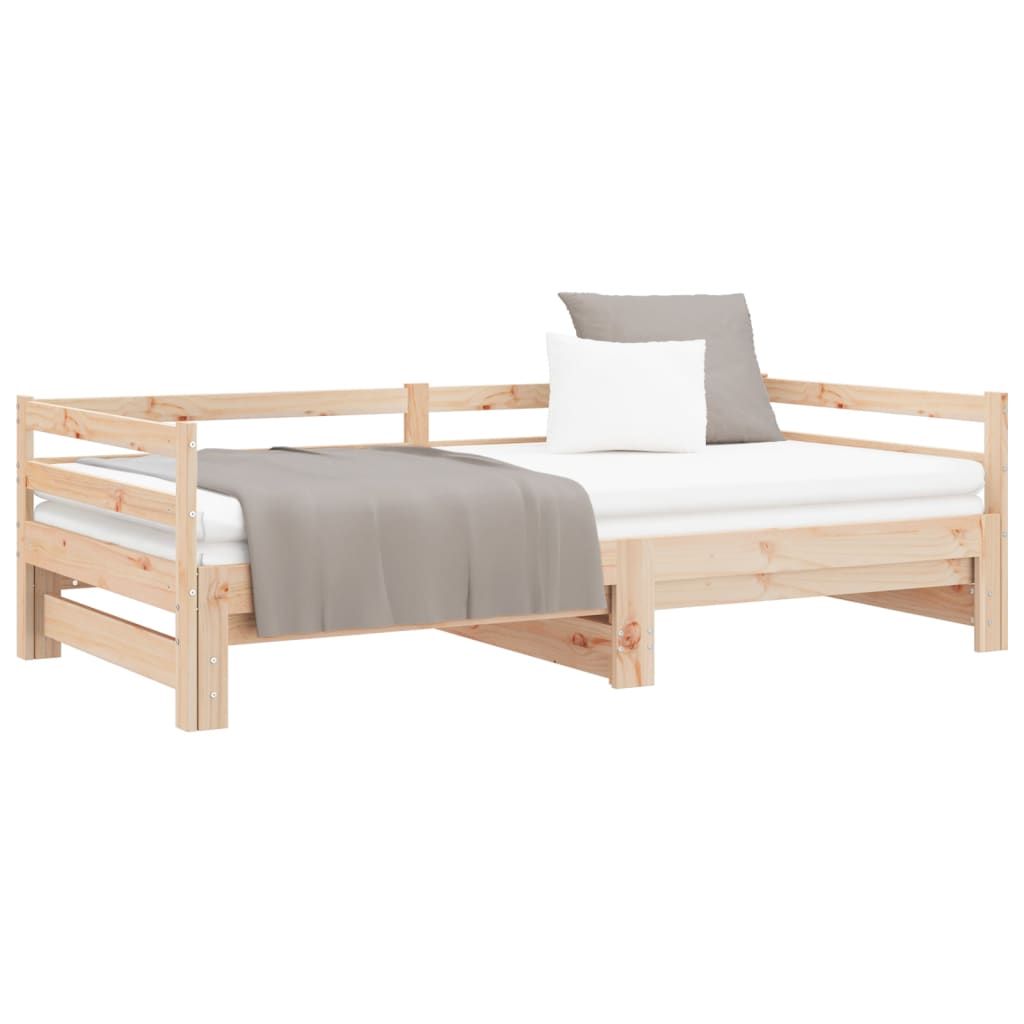 Extendable Daybed without Mattress 80 x 200 cm