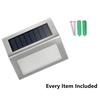 3L-ED Stainless Steel Solar Garden Light for Outdoor Stairs Paths Patio L-ED Solar Street Light