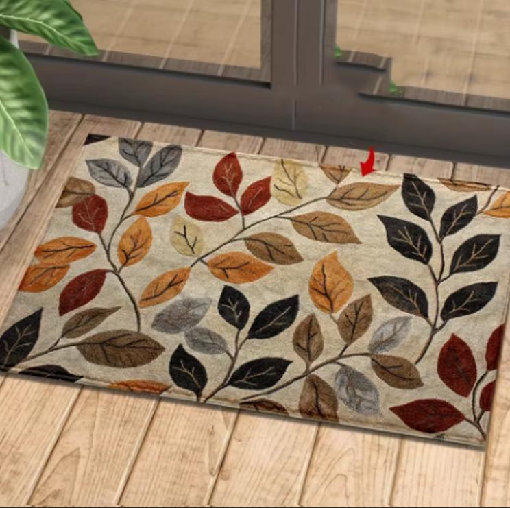 

Flower Doormat Carpet Waterproof Door Mat Bedroom Sofa Carpet Floor Mat Soft Bedside Rugs Colorful Home Decoration 40cm x 60cm