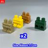 Ungiftig 8 Stück Moc Steine 17mm Hose Bewegliche Kurze Beine 970Cm00 Körperteil Tragen Modell Actionfigur Zusammenbauen Bausteine Spielzeug Geschenke