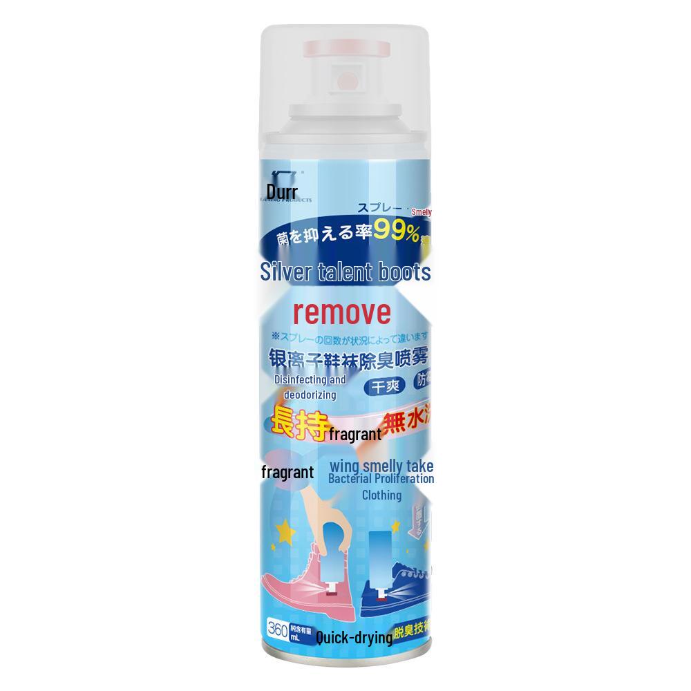 Sneaker & Shoe Deodorizing Spray - Odor Remover & Disinfectant for Shoes, Socks, and Cabinets