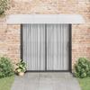 Vidaxl Door Canopy, Grey, 300X100 Cm, Polycarbonate