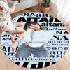 Aitana Round Area Rug,Carpet Rug for Living Room Bedroom Sofa Playroom Decor,Non-slip Floor Mat