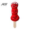 Soft Chew Toys for Kittens Plush Cat Toy, Sugarcoated Haws Stick Design, Kitten Teething Stress Relief Pet Products Stuffed Toy Indoor
