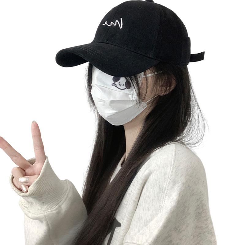 Spring And Summer Baseball Cap For Women, Large Head Circumference, Small Face, Wide Brim, Deep Top Cap, Men'S Sunscreen Cap