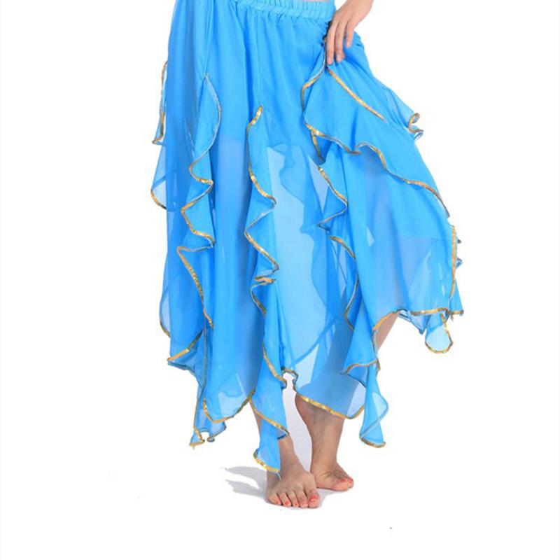 Kostiumy do tańca dla kobiet Urocza indyjska spódnica do tańca brzucha Bollywood